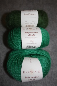 Rowan Baby Merino silk og Rowan Kidsilk Haze